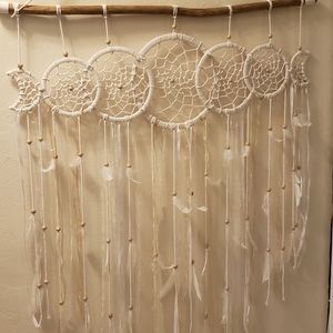 Unique one of a kind dream catcher wall art.